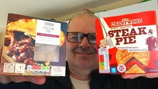 Aldi Steak pie Vs Tesco Steak Pie Taste Test | Food Review