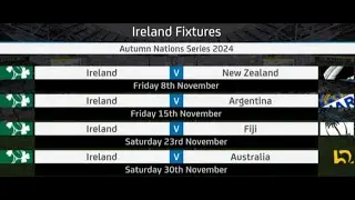 'A very exciting campaign' -  RT&Eacute; Rugby panel on Ireland's autumn internationals