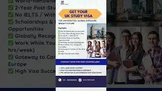 Get Your UK Study Visa with Expert Guidance | Study in UK | Study Abroad |