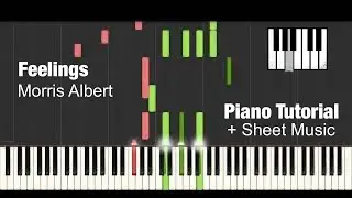 (How To Play) Feelings - Morris Albert - Piano Tutorial +  Sheet Music