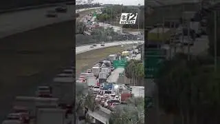 Crash closes two right lanes on I-95 South near Exit 102 in Martin County