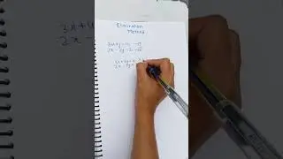 Elimination Method#mathematics#cbse#cbseboard#class10