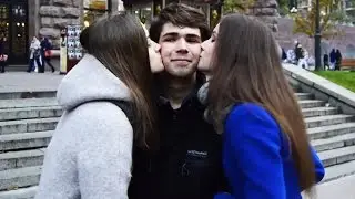 Как поцеловать девушку?/MAGIC KISS PRANK/1ое видео