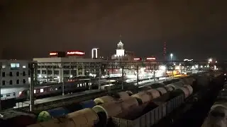06.11 Информатор вокзала Краснодар-1, движение поездов #краснодар #эп20 #эп1м #информатор #video 