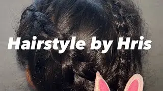 Asymmetrical Plaits for My 4-Year-Old | Cute & Creative Toddler Hairstyle with Bunny Clip 🐰💕