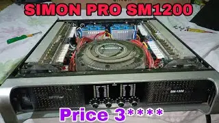 SIMON PRO SM1200 8Top Live Amplifier 12000Watt Amp|| Review And Price Zaman Sound Assam Manikchari