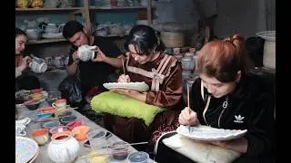 Ляган - КараКалам - Риштан керамика, &Oslash; 37 см и &Oslash; 42 см