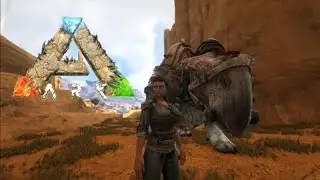 My first tamed dinosaur! | Ark (Desert Biome) | S1 | EP2
