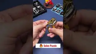 Solve Hanayama Cast Dolce Puzzle, extreme magic unlocked #solve #puzzles #shorts