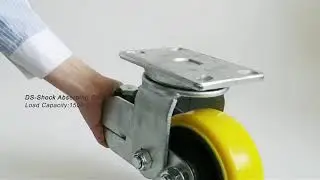 Shock Absorbing Caster Wheels: Heavy Duty Caster With Double Springs