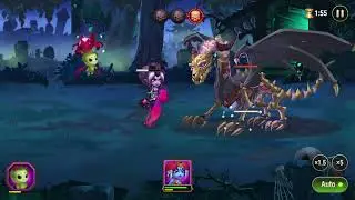 Hero Wars - Amira VS Cemetery Dragon BOSS (Chapter 6 - Thorn Arches) SOLO