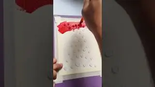 🧵 Rainbow Dot & Thread Art | Mesmerizing Mixed Media Painting!Who knew dots + thread could create.
