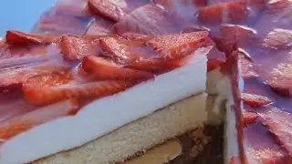Cremiger Erdbeerkuchen super einfach selber machen~ Favorit Kuchen ~ Erdbeeren Traum