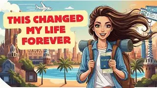 My First Solo Trip to Barcelona ✈️ | English Reading and Listening Practice #englishforbeginners