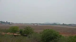 GANNAVARAM AIRPORT FLIGHT LANDING | TELUGU CORRIDOR