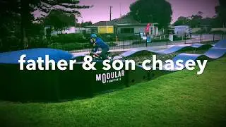 Modular Pumptrack sees Father & Son chasey