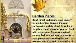 Country Home & Garden Decorating - Decorating Ideas