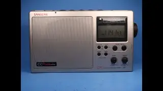 Sangean CC Radio Plus in operation