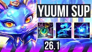 YUUMI & Smolder vs BLITZCRANK & Sivir (SUP) | Perfect KDA: 5/0/20 | KR Diamond | 26.1