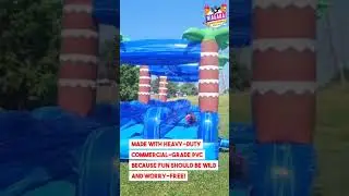 Tropical Dual Lane Slip & Slide Rental in Niagara Falls - Niagara Party & Cinema Rentals