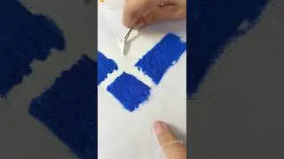 Drawing Sweden flag with sand #shorts #diy #art #tiktok #trending #sandpainting