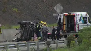 Person rescued after crash on Route 209