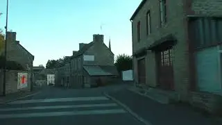 Driving On The D8 From Ploumagoar Through Bourbriac To Kerien, C&ocirc;tes d'Armor, Brittany, France