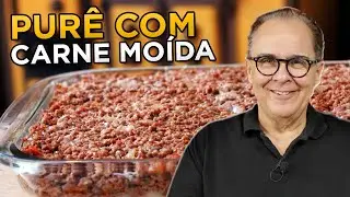 Purê de Batata com Carne Moída do Chef Taico