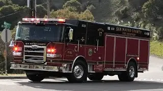 San Mateo County Fire Department *NEW* Rescue 17 Responding