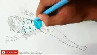 Princess colour_Sketch with cool dress up