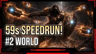Diablo 4 | #2 WORLD Flash Hammerdin Paladin 🔥 INSANE SPEEDRUN 0&rsquo;59 | Pit 100 💀