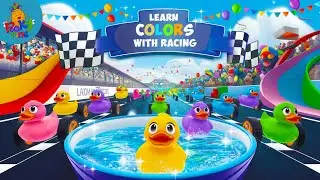 5 Color toy Duck Song | Kids Songs | Nursery Rhymes | Learn Colors | Pooky Pine #babysongs  #shorts