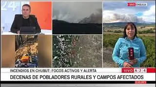 Incendio en Cholila 