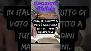 IL DIRITTO DI VOTO