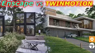 ENSCAPE OR TWINMOTION? UNDERSTAND THE BEST OPTION FOR PROJECTS?