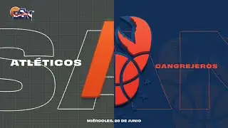 Atléticos de San Germán vs. Cangrejeros de Santurce  - Juego 5 – 28/6/23 - BSN 2023