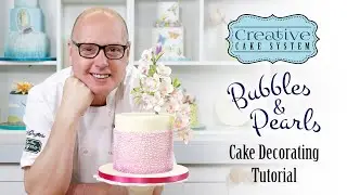 Bubbles and Pearls Mould Cake Decorating Tutorial With Ceri Griffiths