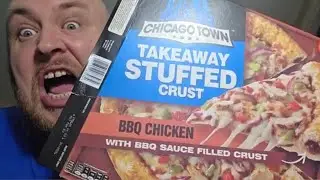 S02 Ep75: Chicago Town Takeaway Stuffed Crust BBQ Chicken And BBQ Sauce Filled Crust Review