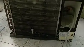 Carrier 1 HP Inverter Window Type AC Cleaning Service at Emerald, Pasig City AC#2