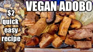 VEGAN FILIPINO ADOBO RECIPE|MEATLESS|HEALTHY #MeatlessMondays #HealthyRecipe #VeganRecipe