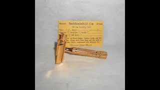 Gillette Diplomat TTO 1955 Refurbished Replated 24 Karat Gold A1