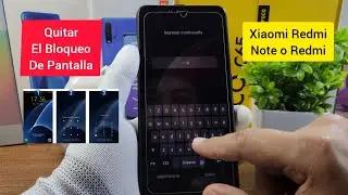 Xiaomi Redmi Note o Redmi Como Desbloquear La Pantalla Con Contraseña o Patrón