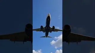 Ryanair 737-800 CROSSWIND landing!