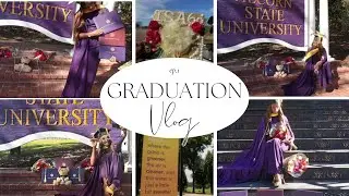 I Graduated College {MASTERS in BIOLOGY } | Graduation Week Vlog 🎓