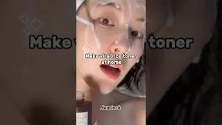 homemade viral rice toner ✨️ #like #skincare #beauty #korean #aesthetic #shortfeed #foryou #trending