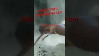 Girl falls from The Devil's pool at Victoria falls. #follow #subscribe #new #2023 #worldstore