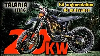 Talaria Sting préparée  20KW de puissance !