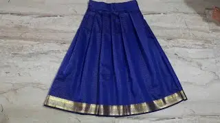6 sal bachche ke liye lehenga cutting and stiching. - VERY EASY STEPS #lehengacholi