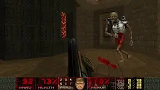 Doom 2 - Sunder - Map02 (The Burrow) 100%