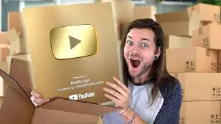 YouTube Disguised my 1,000,000 Gold Play Button as Fan Mail